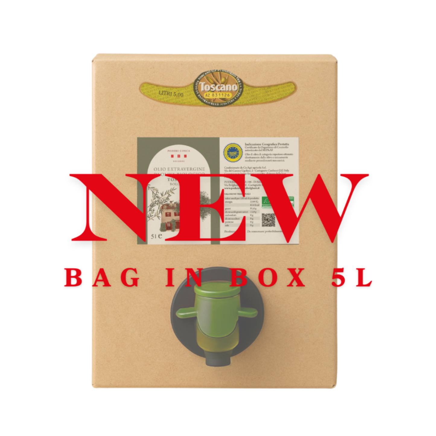 Olio EVO Biologico 5lt